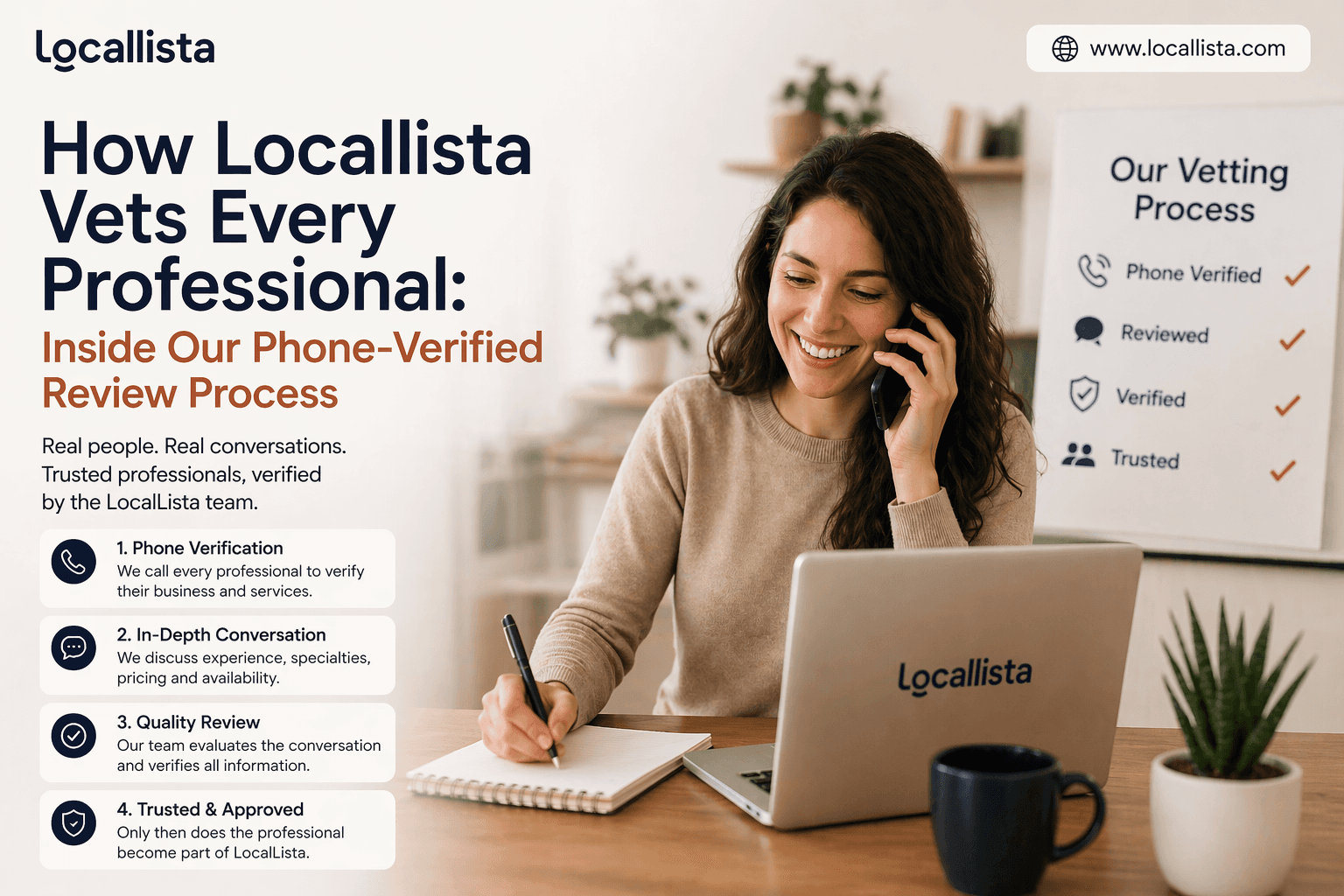 How Locallista Vets Every Professional: Inside Our Phone-Verified Review Process